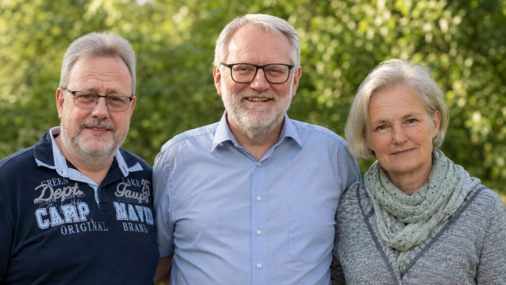 Das neue VDA-Präsidium 2026 (von links): Geschäftsführer Thomas Münch, Schatzmeister Christian Witt und Vizepräsidentin Sabine Witt